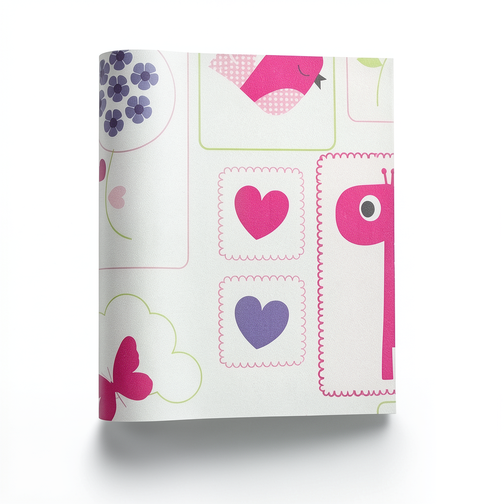 Youth and Children Wallpaper Multicolor 10m x 0.53m, Model 70015