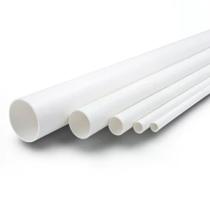 مواسير UPVC ضغط 21.7 بار مقاس 3 إنش سمك 6.58 مم لون أبيض