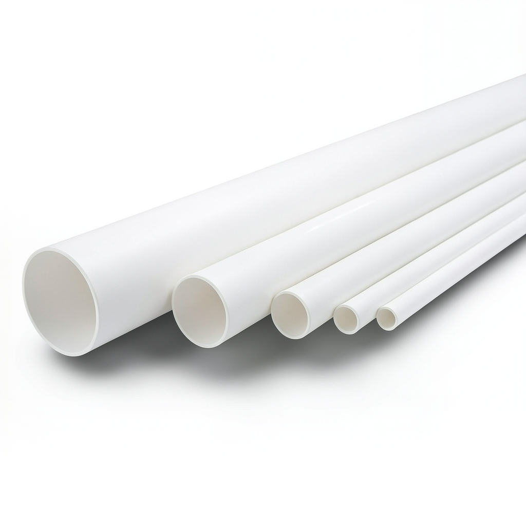 مواسير UPVC ضغط 21.7 بار مقاس 3 إنش سمك 6.58 مم لون أبيض