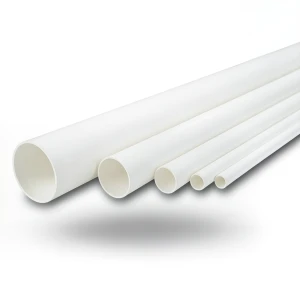 UPVC Pipes Nominal Pressure 21.7 Bar Size 6 Inch Thickness 12.47 mm White