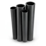 أنابيب HDPE PE 80 ضغط 12.5 بار قطر خارجي 900 مم سمك 81.7 مم لون أسود