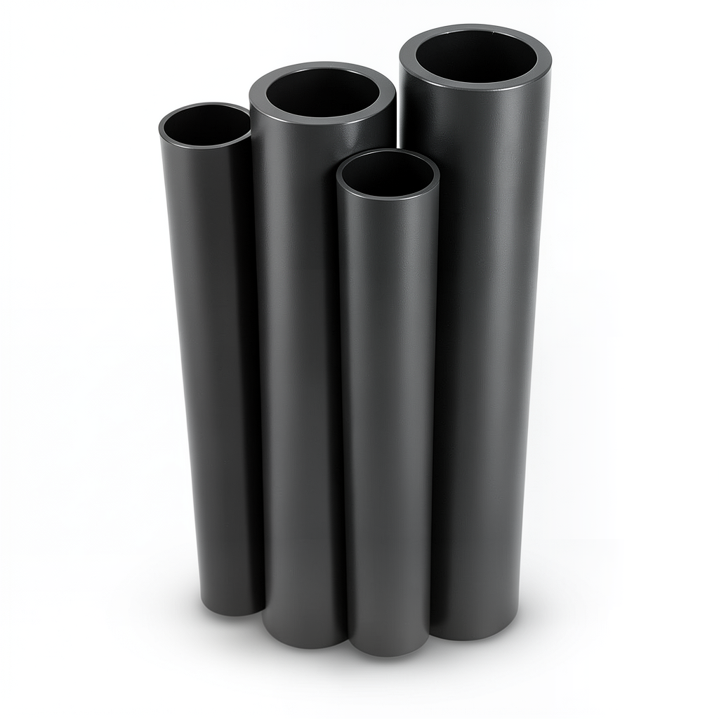 HDPE Pipes PE 80 Pressure 12.5 Bar Outside Diameter 900 mm Thickness 81.7 mm Black