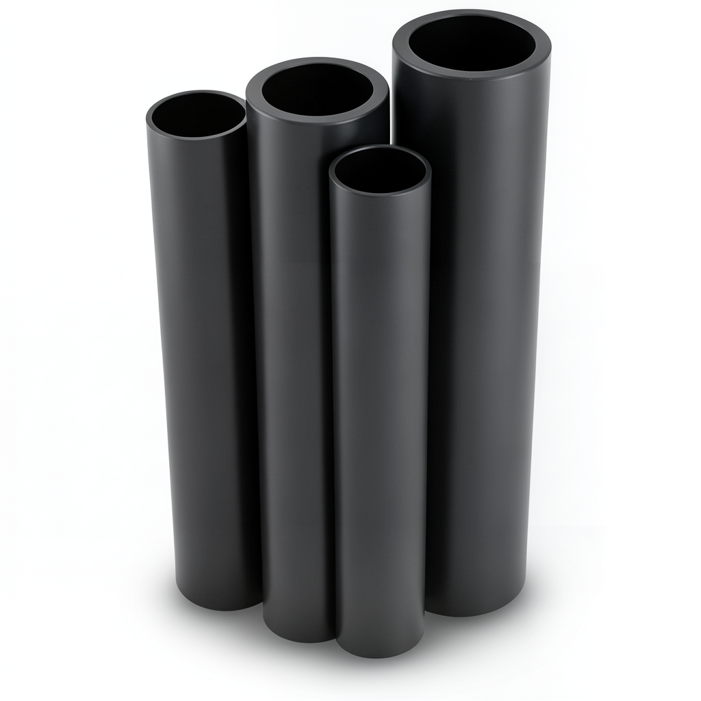 أنابيب HDPE PE 80 ضغط 12.5 بار قطر 1000 مم سمك 90.2 مم لون أسود