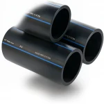 مواسير HDPE السعودي PE 100 ضغط 10 بار قطر خارجي 140  مم سمك 8.3 مم لون اسود