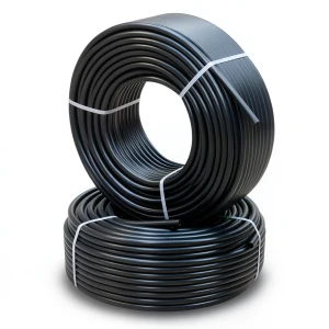 HDPE Pipes PE 80 Pressure 12.5 Bar Outer Diameter 20 mm Thickness 2 mm Black