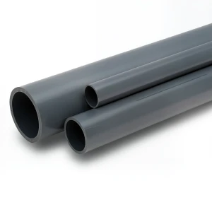 UPVC Pipes Nominal Pressure 12 Bar 2 Inch Diameter 3.1 mm Thickness Dark Gray