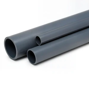 UPVC Pipes Nominal Pressure 15 Bar Size 3/8 inch Thickness 1.5 mm Dark Gray