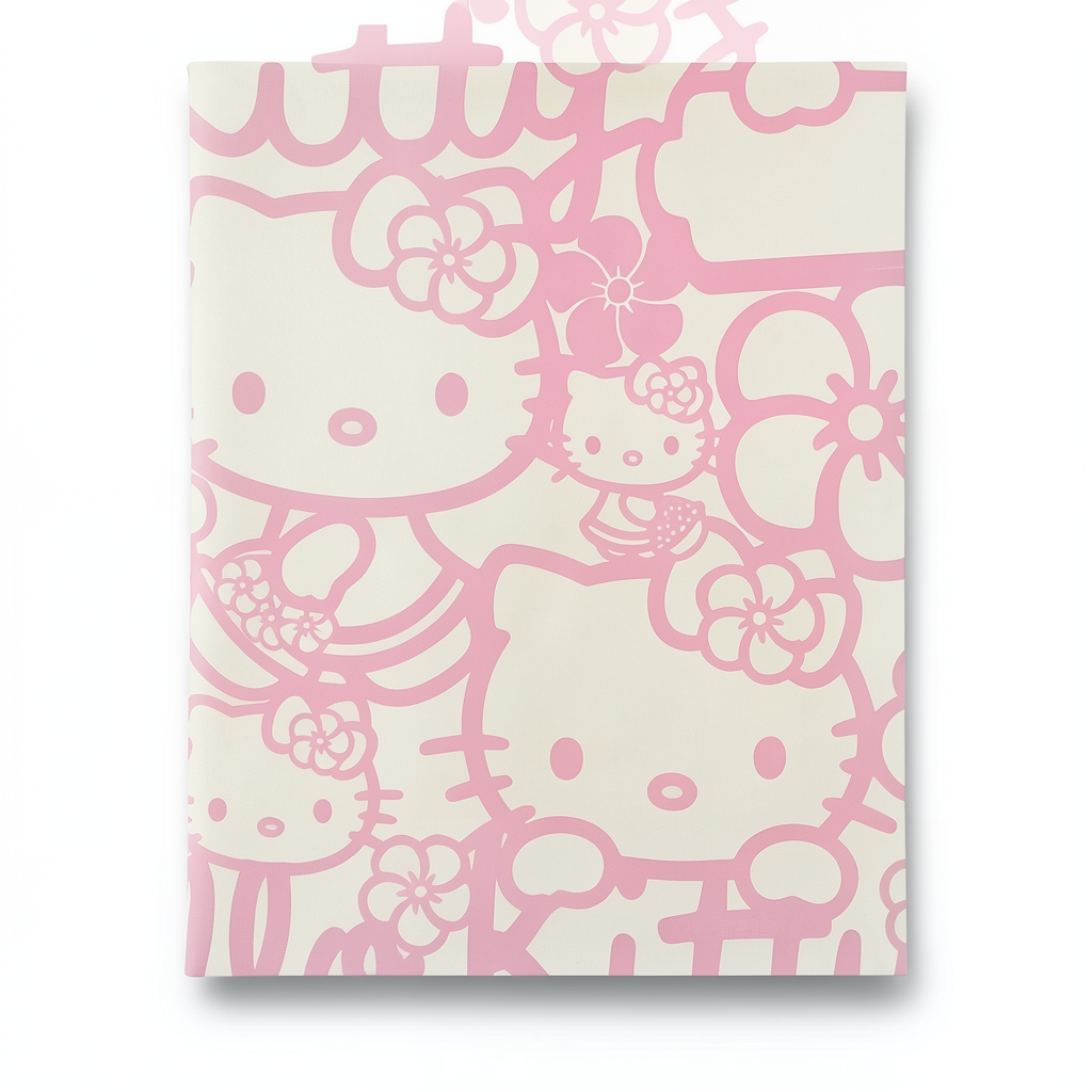 British Youth and Children Wallpaper 10m x 0.53m Beige Pink