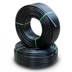 HDPE Pipes PE 80 Pressure 12.5 Bar Outer Diameter 32 mm Thickness 3 mm Black