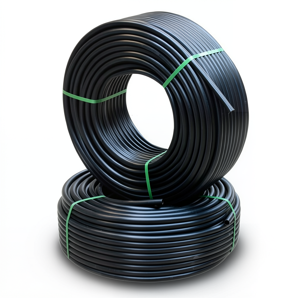 أنابيب HDPE PE 80 ضغط 12.5 بار قطر خارجي 32 مم سمك 3 مم لون أسود
