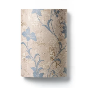Italian Floral Wall Decoration 10m×1.06m Light Brown, Model 5845