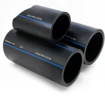 أنابيب HDPE السعودي  PE 100 ضغط 6 بار قطر خارجي 180 مم سمك 6.9 مم لون اسود