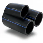 SPS HDPE Pipe PE 100 Pressure 10 Bar Outside Diameter 180 mm Thickness 10.7 mm Black Color