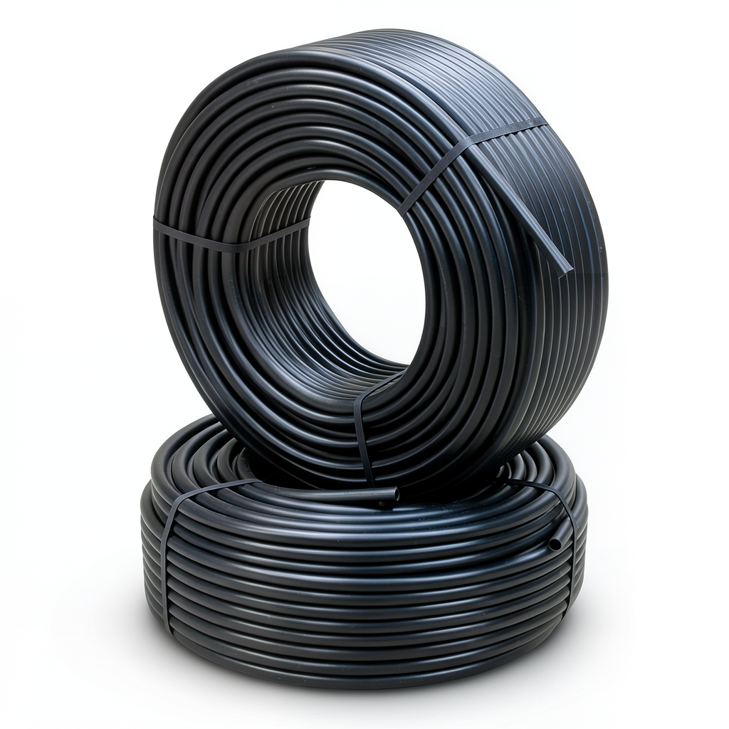 أنابيب HDPE الراجحي PE 100 ضغط 16 بار قطر خارجي 50 مم سمك 4.6 مم لون أسود