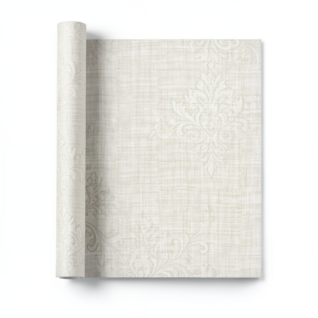 Italian Patterned Wall Decoration 10m×1.06m Light Beige, Model Z21834