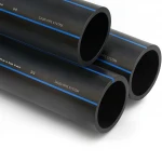 أنابيب HDPE السعودي PE 100 ضغط 16 بار قطر خارجي 180 مم سمك 16.4 مم لون اسود