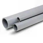 مواسير UPVC جدول 80 مقاس 1 1/2 إنش سمك 5.08 مم لون رمادي