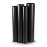 HDPE Pipes PE 63 Pressure 10 Bar Diameter 160 mm Thickness 14.6 mm Black