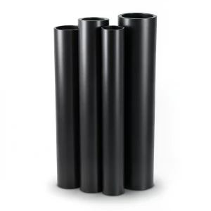 HDPE Pipes PE 63 Pressure 10 Bar Diameter 160 mm Thickness 14.6 mm Black