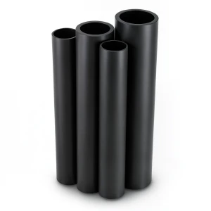 HDPE Pipes PE 63 Pressure 10 Bar Diameter 180 mm Thickness 16.4 mm Black