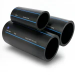 أنابيب HDPE السعودي  PE 100 ضغط 10 بار قطر خارجي 200 مم سمك 11.9 مم لون اسود