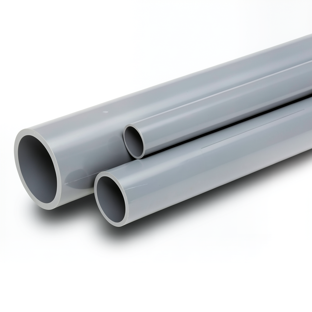 UPVC Pipes National Kham Schedule 80 Size 2 1/2 inch Thickness 7.01 mm Gray Colour