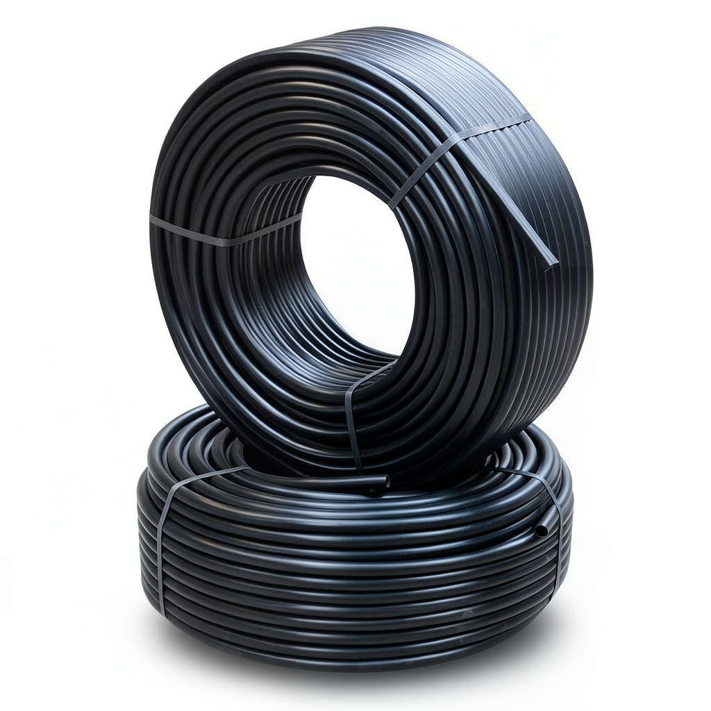 أنابيب HDPE الراجحي PE 80 ضغط 12.5 بار قطر خارجي 75 مم سمك 6.8 مم لون أسود