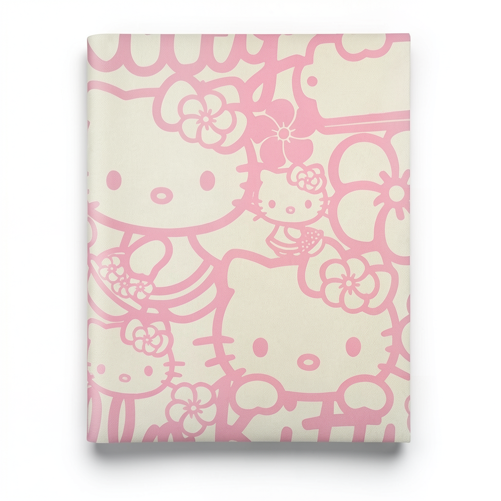British Youth and Children Wallpaper 10m x 0.53m Beige Pink