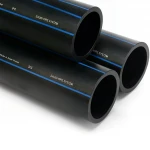 أنابيب HDPE السعودي  PE 100 ضغط 10 بار قطر خارجي 160 مم سمك 9.5 مم لون اسود