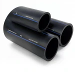 أنابيب HDPE السعودي PE 100 ضغط 6 بار قطر خارجي 250 مم سمك 9.6 مم لون اسود