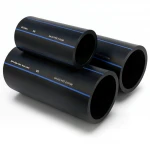 مواسير HDPE  من انظمة الأنابيب PE 100 ضغط 10 بار قطر خارجي 180 مم سمك 10.7 مم لون اسود