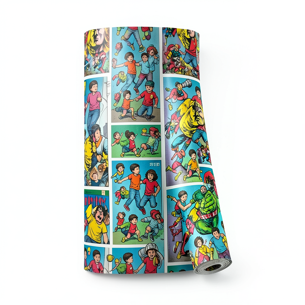 British Youth and Children Wallpaper 10m x 0.53m Multicolor, Model 70238