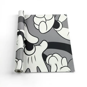 British Wallpaper for Youth and Children 10m x 0.53m Gray, Model 70236