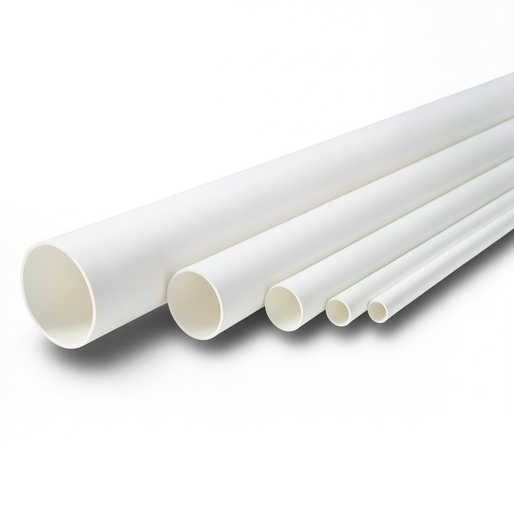 UPVC Pipes Nominal Pressure 21.7 Bar Size 4 Inch Thickness 8.46 mm White