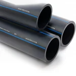 أنابيب HDPE السعودي  PE 100 ضغط 6 بار قطر خارجي 200 مم سمك 7.7 مم لون اسود