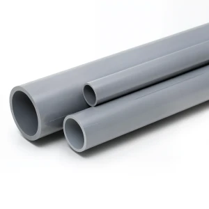 مواسير UPVC الوطني جدول 80 مقاس 1 1/4 إنش سمك 4.85 مم لون رمادي