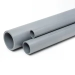 مواسير UPVC جدول 80 مقاس 1 1/2 إنش سمك 5.08 مم لون رمادي