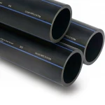 أنابيب HDPE السعودي  PE 100 ضغط 6 بار قطر خارجي 160 مم سمك 6.2 مم لون اسود