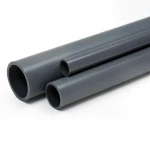 UPVC Pipes Nominal Pressure 12 Bar Size 1 ½ inch Thickness 2.5 mm Dark Gray