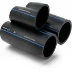 أنابيب HDPE السعودي  PE 100 ضغط 16 بار قطر خارجي 200 مم سمك 18.2 مم لون اسود