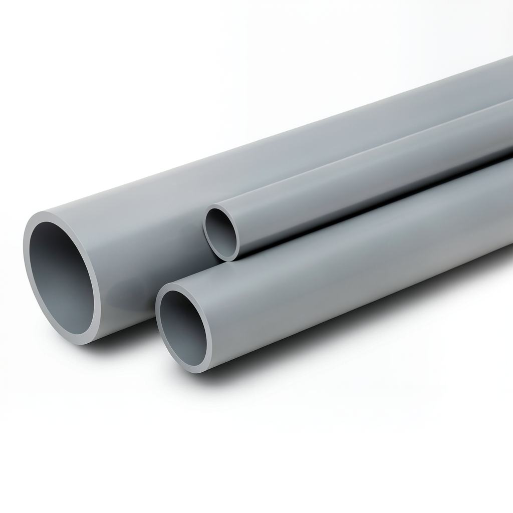 مواسير UPVC الوطني جدول 80 مقاس 3 إنش سمك 7.62 مم لون رمادي