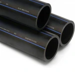 أنابيب HDPE السعودي  PE 100 ضغط 10 بار قطر خارجي 160 مم سمك 9.5 مم لون اسود