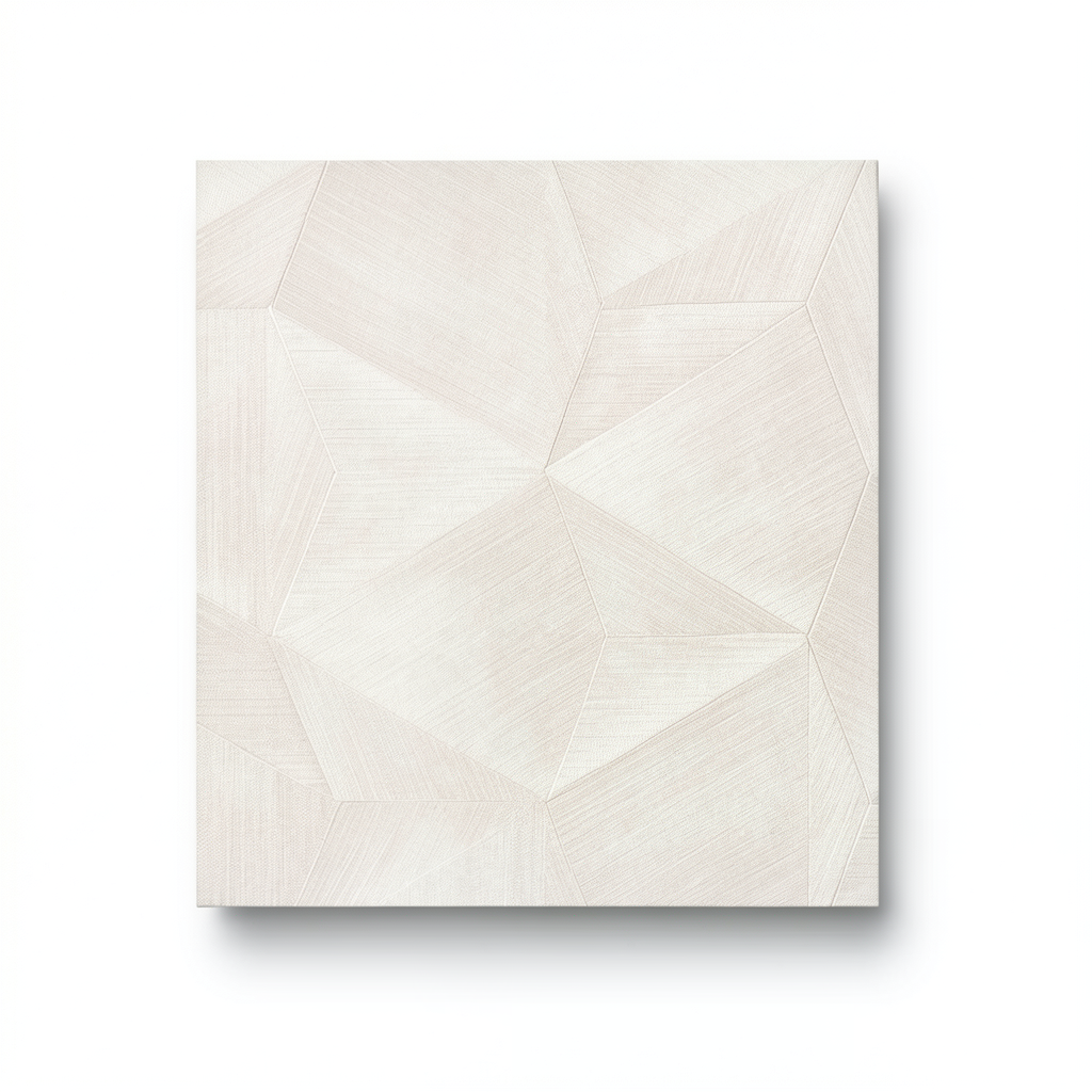 Geometric Wall Covering 10m x 1.06m Light Beige