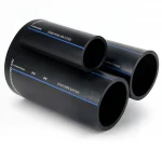أنابيب HDPE السعودي PE 100 ضغط 16 بار قطر خارجي 160 مم سمك 14.6 مم لون اسود