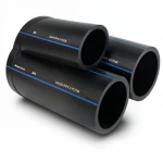 أنابيب HDPE السعودي PE 100 ضغط 10 بار قطر خارجي 225 مم سمك 13.4 مم لون اسود