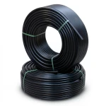 أنابيب HDPE الراجحي PE 100 ضغط 16 بار قطر خارجي 25 مم سمك 2.3 مم لون أسود