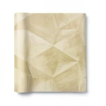 Italian Geometric Wall Decoration 10m×1.06m Beige to Gold