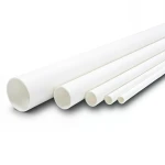 مواسير UPVC ضغط 21.7 بار مقاس ½ 1 إنش سمك 3.58 مم لون أبيض