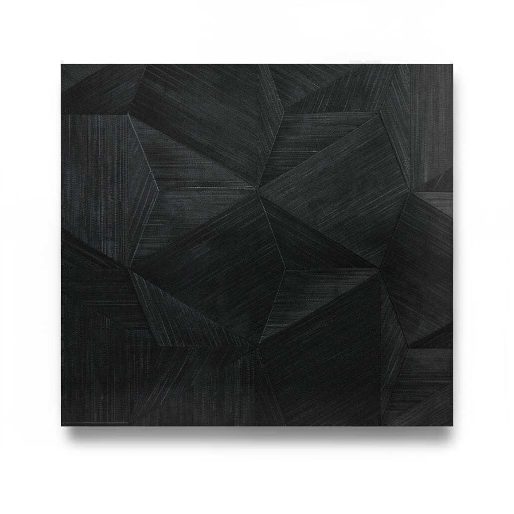 Geometric Wall Covering 10m x 1.06m Black Color, Model Z21852