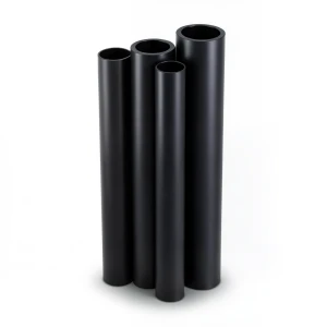 HDPE Pipes PE 63 Pressure 6 Bar Outside Diameter 630 mm Thickness 35.7 mm Black